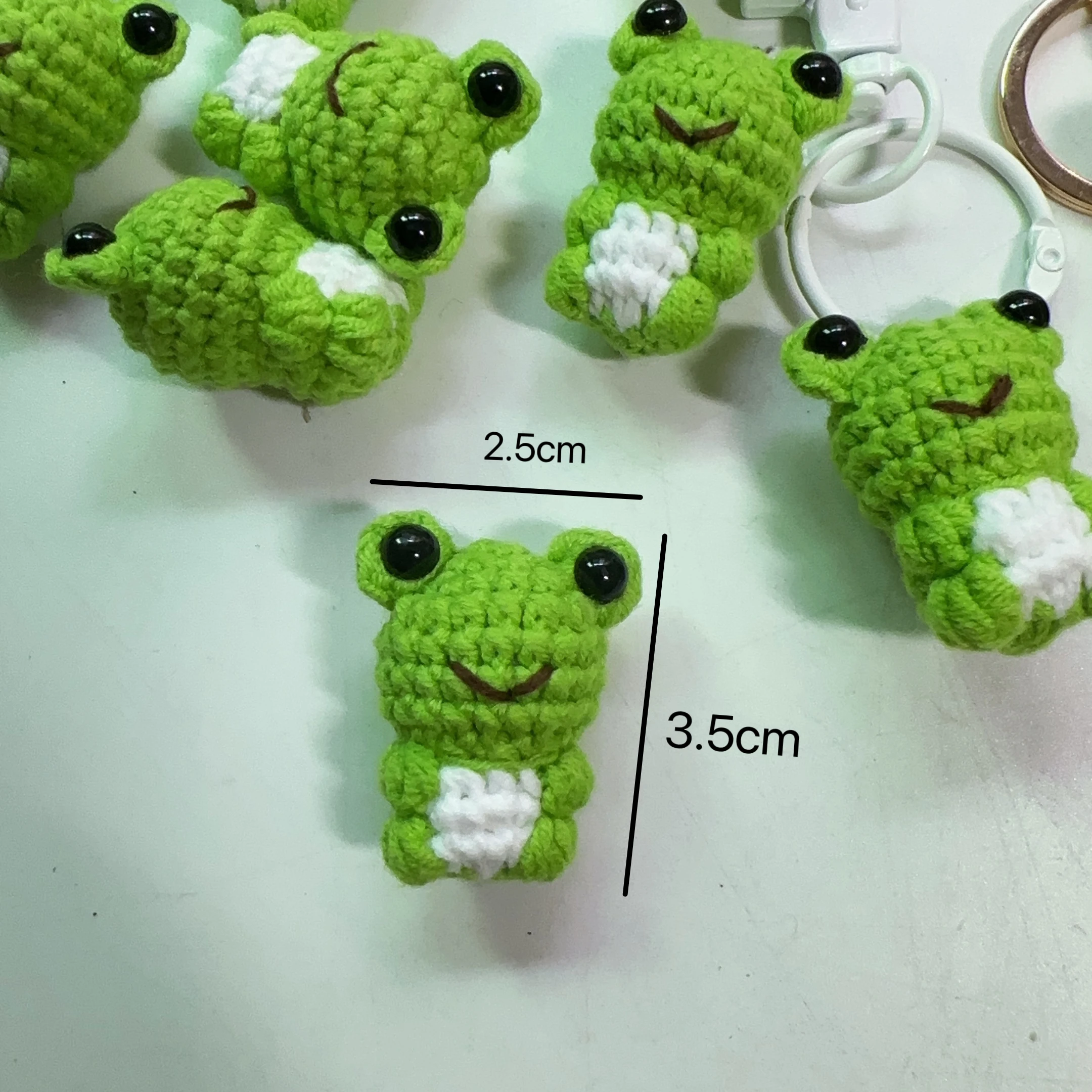 Ручная работа 3 5 см милый вязаный мини-брелок необычный крючком брелок для