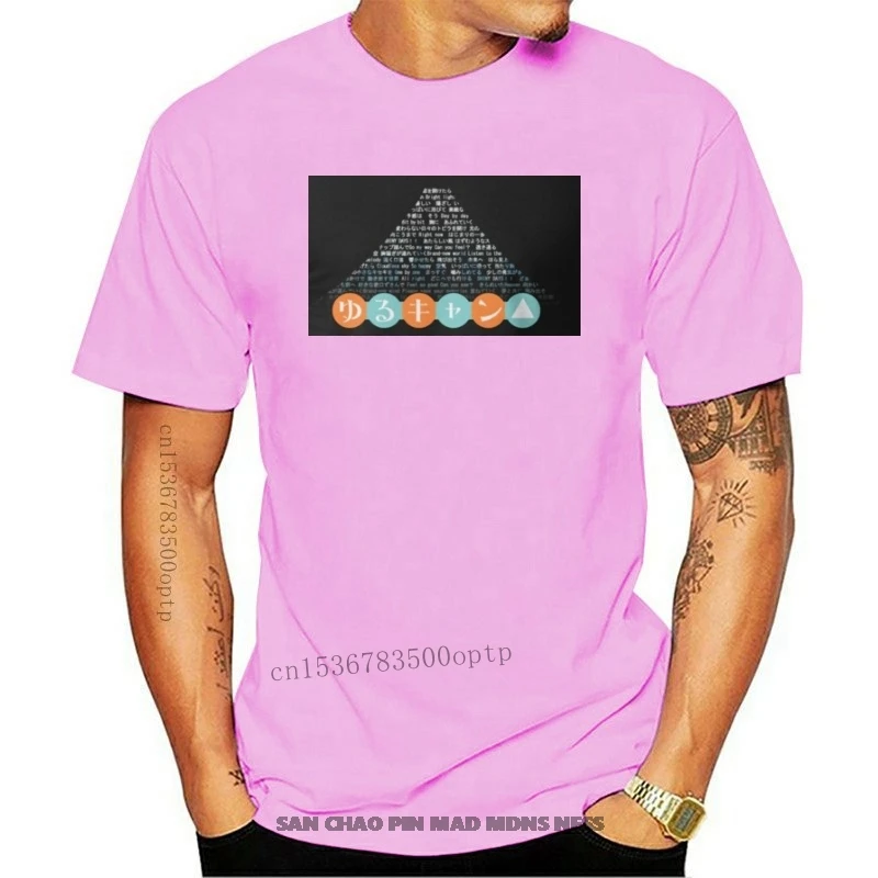 

Men Short sleeve tshirt Yuru Camp Mount Fuji Unisex T Shirt Women t-shirt