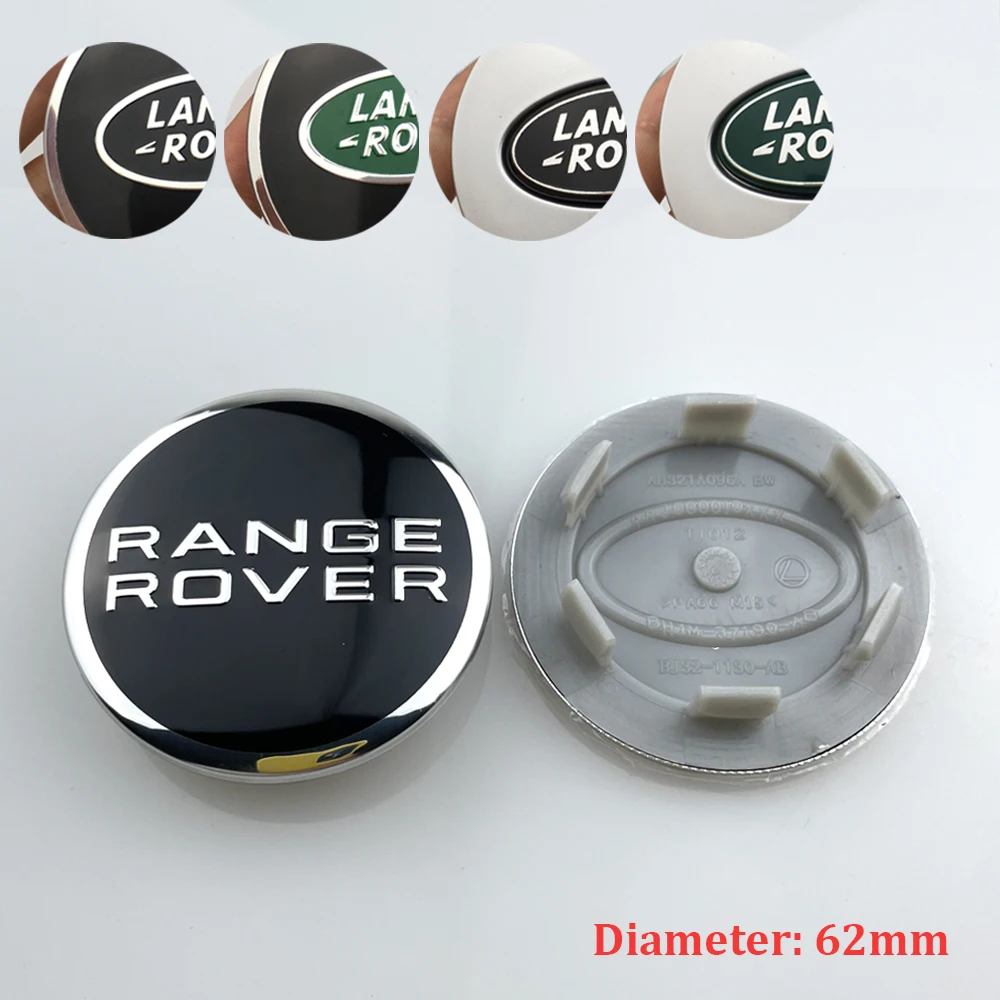 

20pcs 62mm 63mm green Wheel Center Hub Caps Cover Emblem logo For Land Rover RANGE ROVER LR2 LR3 LR4 RANGE LAND ROVER Sport