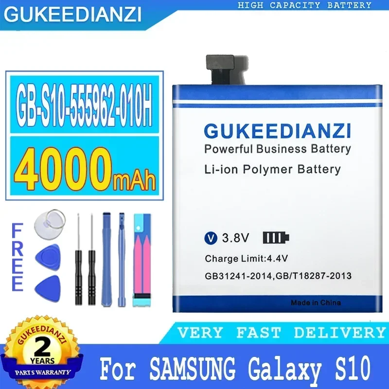 Аккумуляторы для мобильных телефонов большой емкости 4000 мАч GB-S10- 555962 -010H SAMSUNG Galaxy