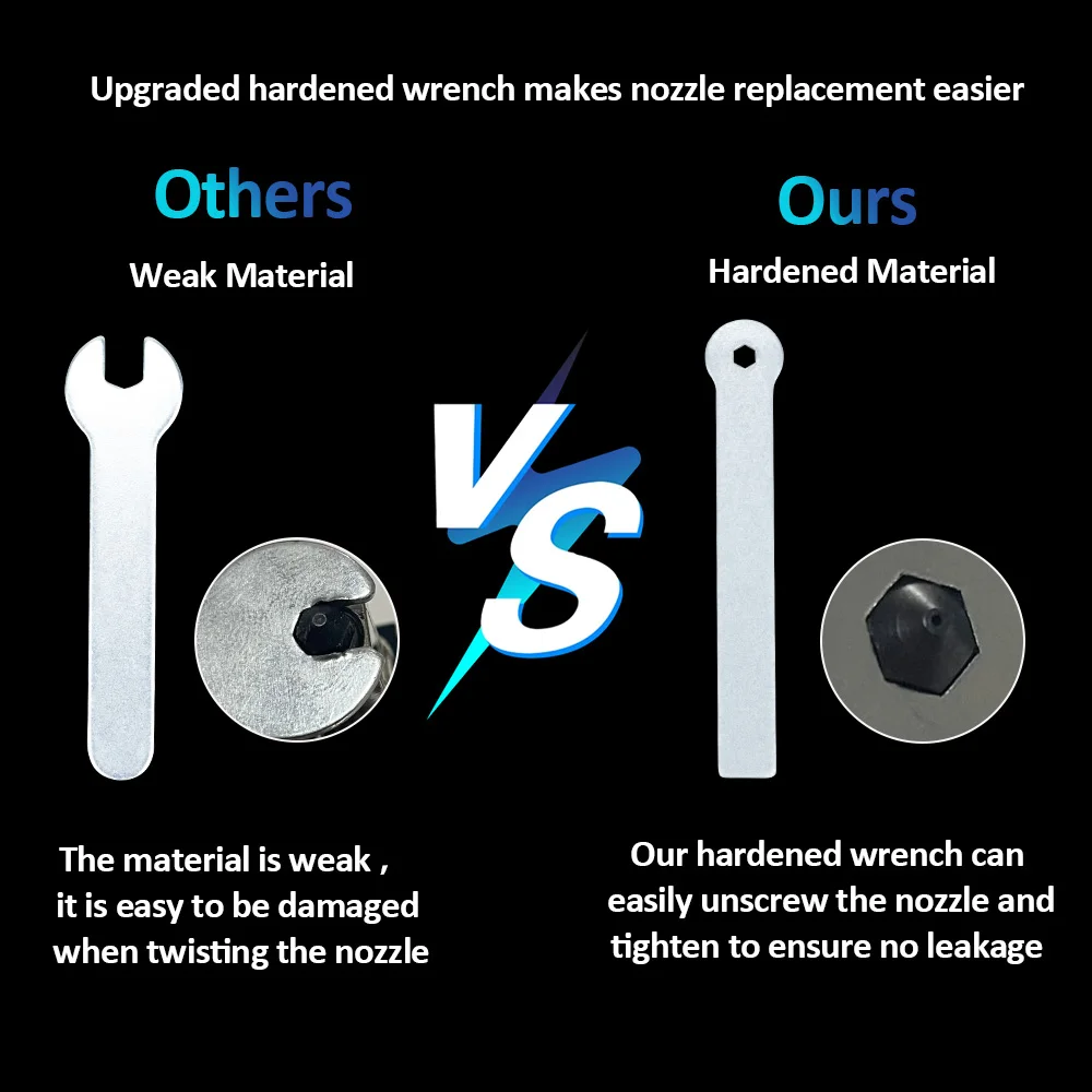 Для Flashforge Adventurer 5 м обновление сопла Hotend AD5M Pro сопло 0 2 4 6 8 мм для аксессуары