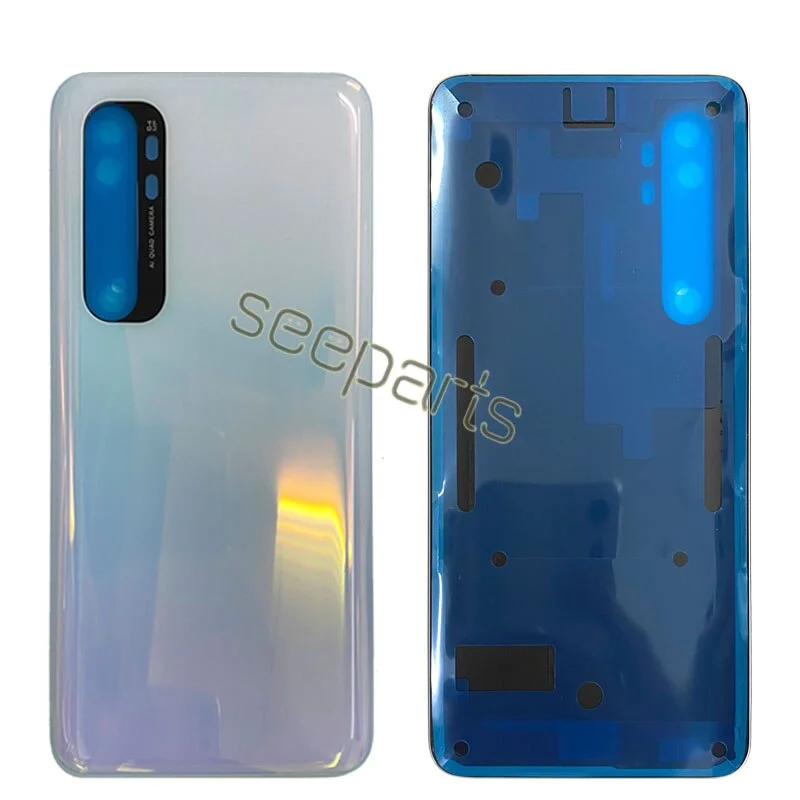 Новинка для Xiaomi Mi Note 10 Lite крышка батарейного отсека задняя стеклянная дверь