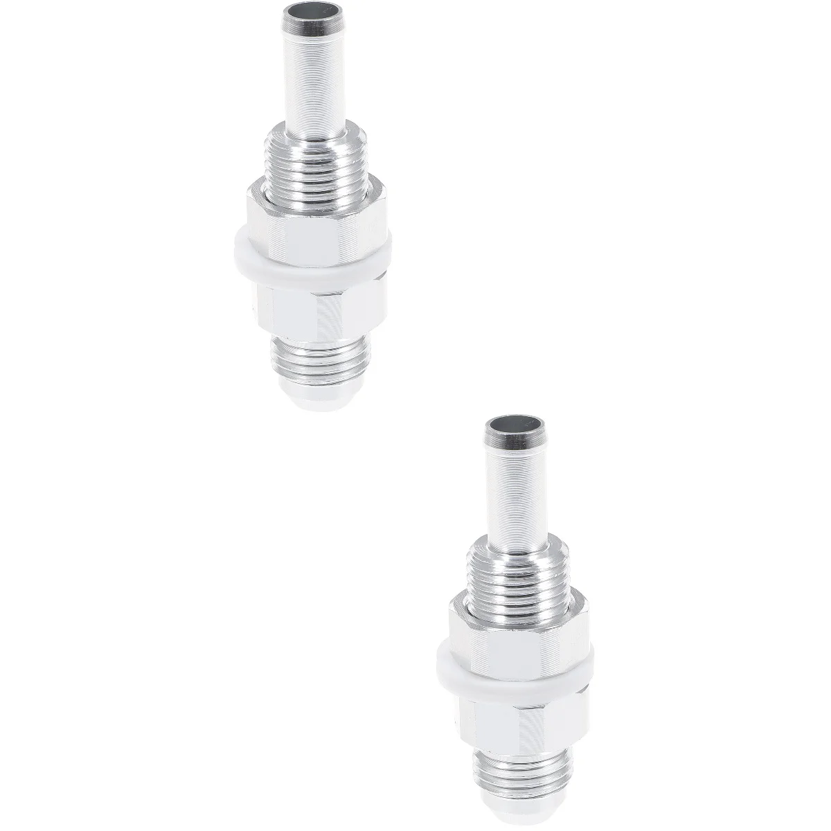 

2 Count Hose Adapter Suppressor Car Accesories Fitting Straight Swivel Fuel Line Bulkhead Automotive Accessories 6AN