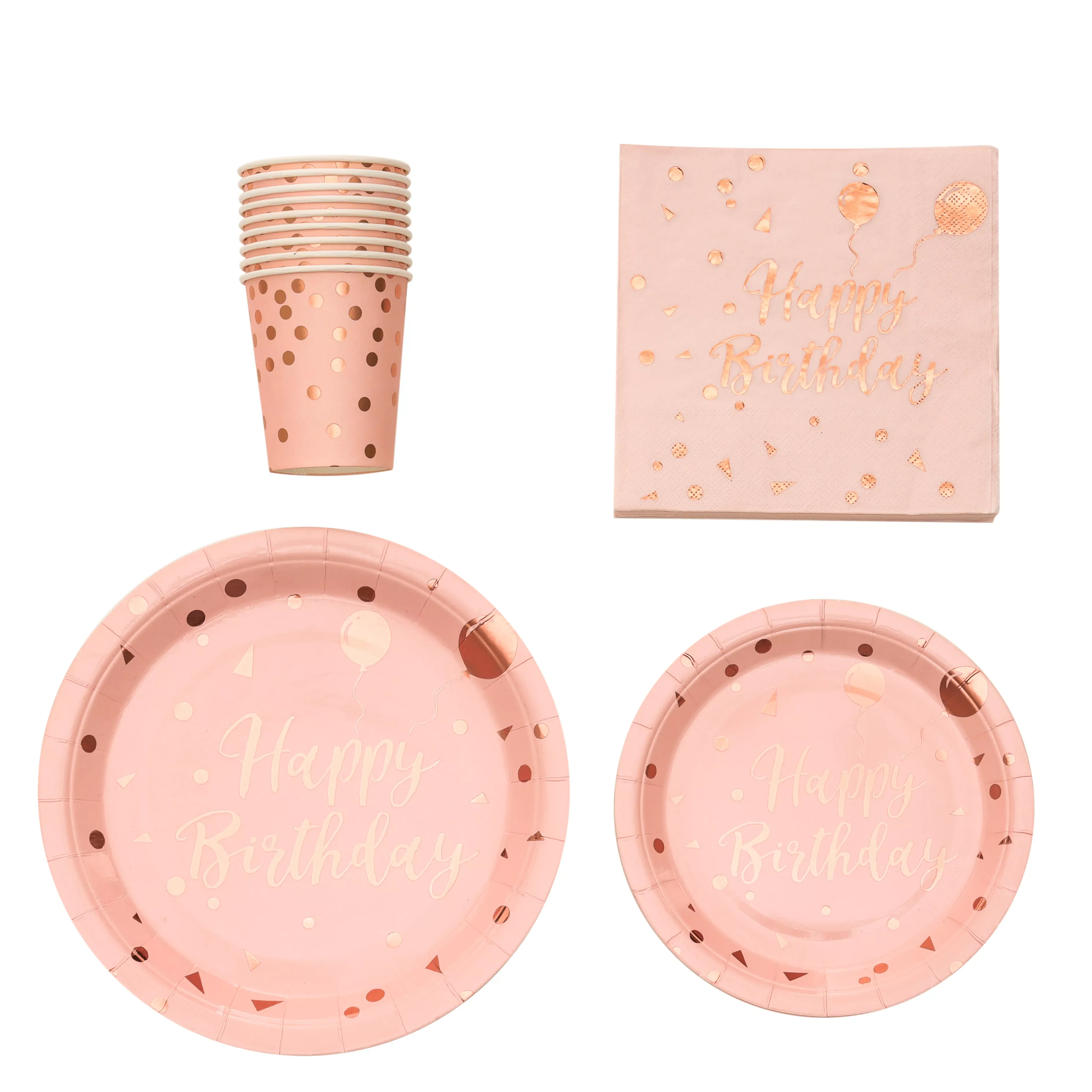 

NEW Party Decorations Rose Gold Cake Stand Adult Birthday Party Tablecoth Napkins Anniversaire Wedding Decor Party Supplies