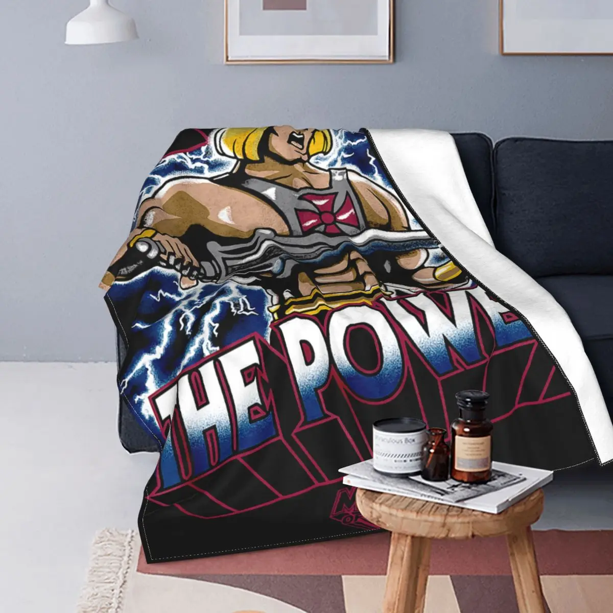 

He-Man Masters Of The Universe Blanket Soft Fleece Warm Flannel Skeletor 80s She-Ra Beast Throw Blankets for Sofa Travel
