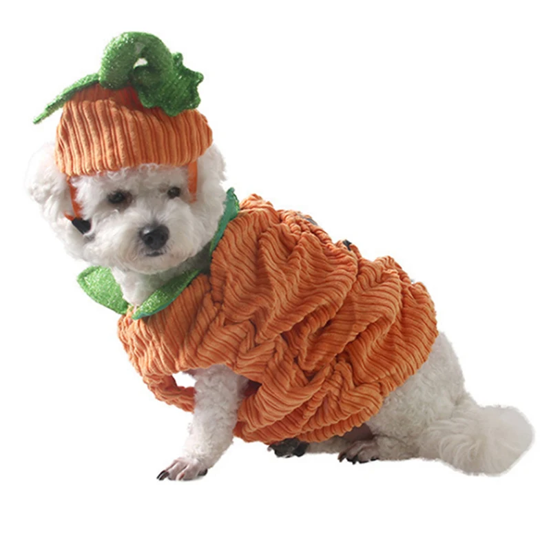 

1PC Dog Jacket Coat Autumn Winter Cute Dog Christmas Halloween Demon Pumpkin Pet Transformation Dress Home Pet Clothes Product