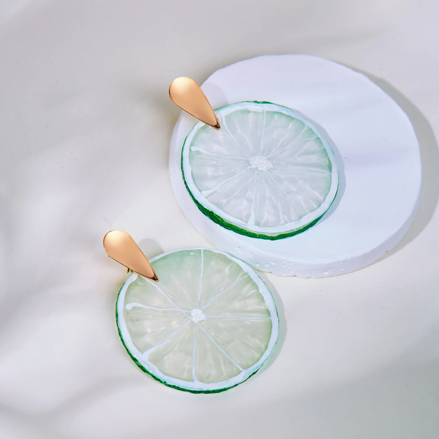 Модные милые акриловые серьги-капли в форме фруктов для женщин уникальные