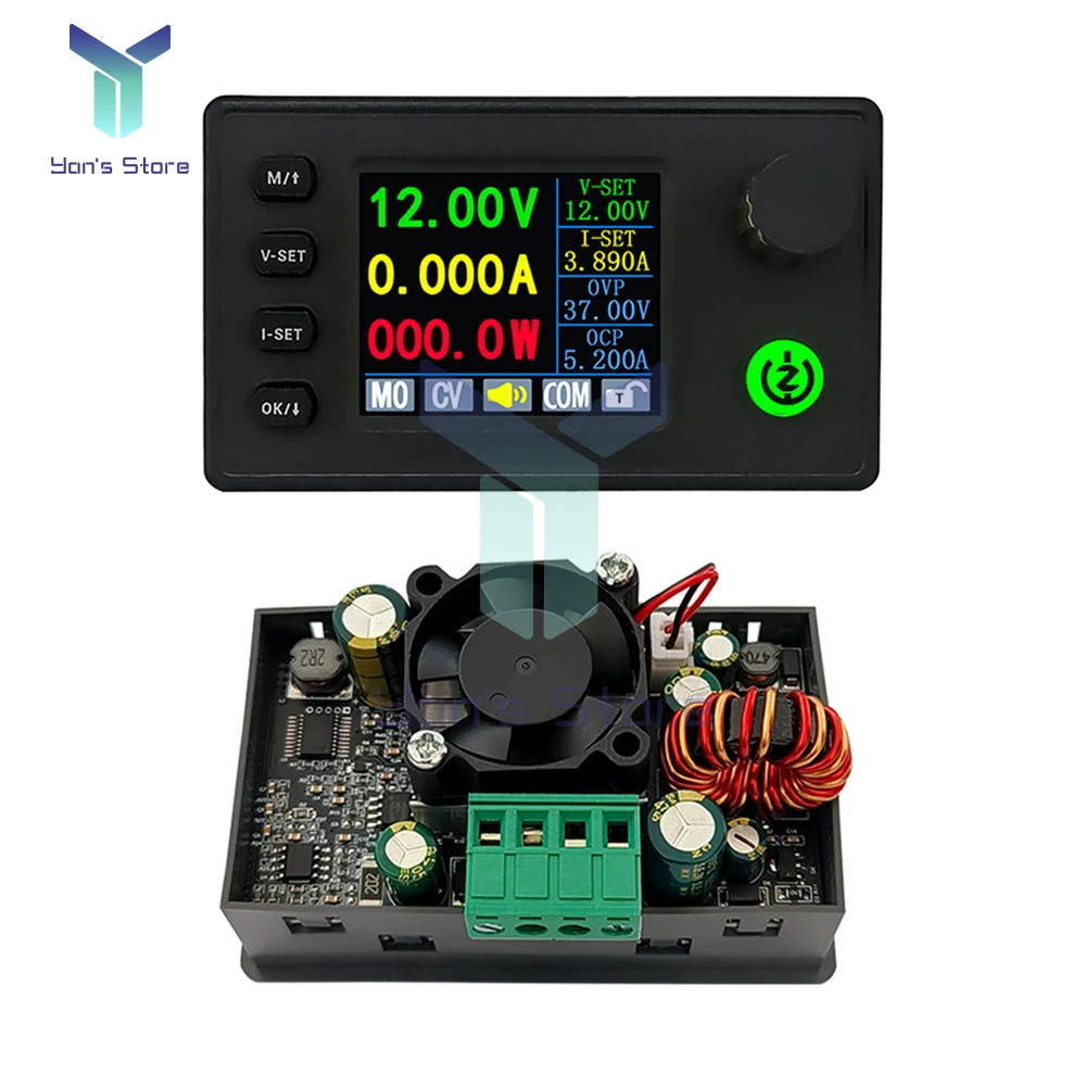 SK90C CNC Boosting Step-Down 6-36V Источник питания Черная печатная плата Регулируемое