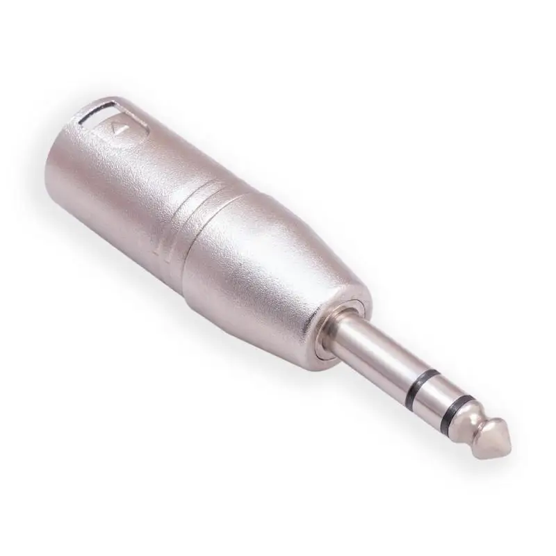 

6.35mm 1/4 Trs Male Plug Connector Durable And Durable Adapter Connector Headphone Amplifier Audio High Quality Adapter Stereo