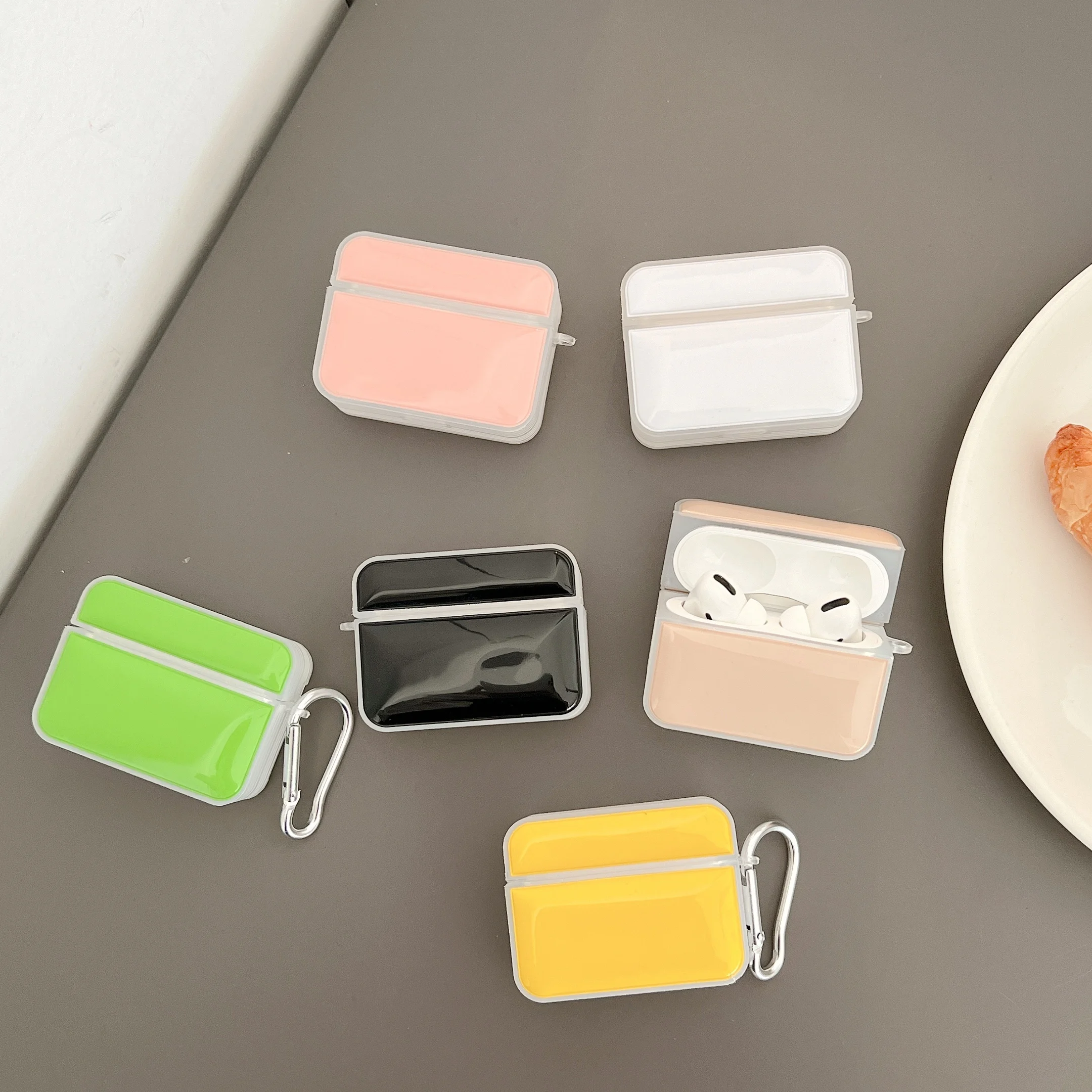 

Простая свежая воздушная Сумка Jelly AirPods 3 Чехол Apple AirPods 2 чехол для AirPods Pro Чехол для IPhone аксессуары для наушников чехол для Air Pod