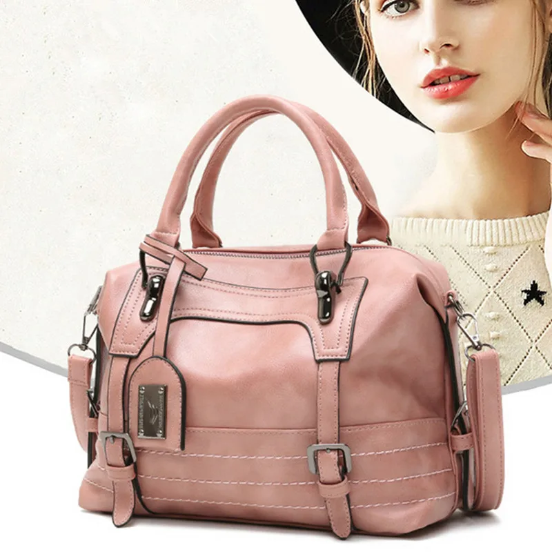 

Vintage Women's Handbags Famous Fashion Brand Candy Shoulder Bags Ladies Totes Simple Trapeze Women Messenger Bag