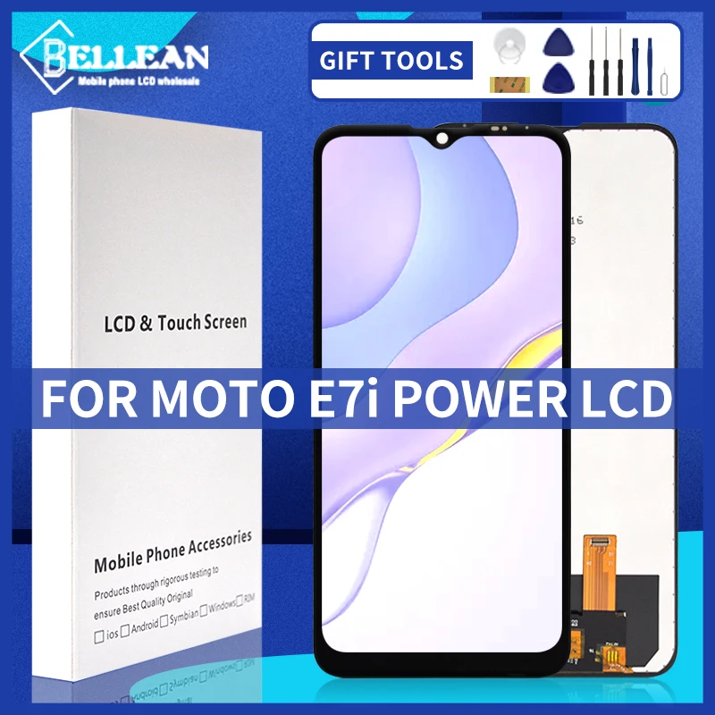 

Оригинальный 6,51 дюймовый дисплей для Motorola Moto E7I Power, ЖК-дисплей с сенсорным экраном, дигитайзер в сборе, замена, бесплатная доставка