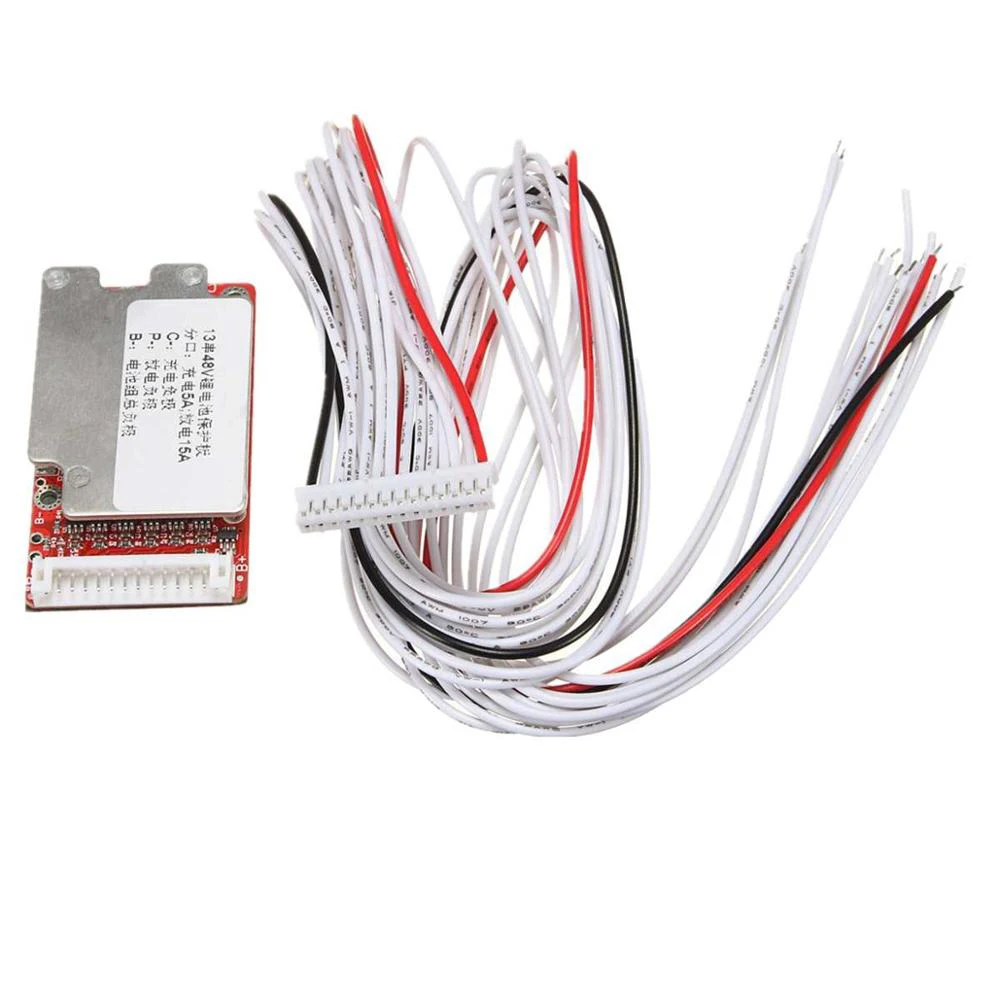 1 шт. 48 в 13S BMS литий-ионный аккумулятор 18650, печатная плата PCM PCB 15A-45A 20x3,6 В/3,7 в/4,2 в, защита литий-полимерного аккумулятора