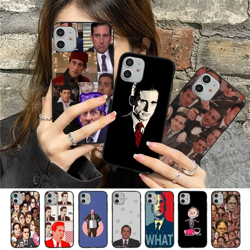 

Michael Scott The Office Phone Case for iPhone 11 12 13 Mini Pro Max 8 7 6 6S Plus X 5 SE 2020 XR XS Funda Case