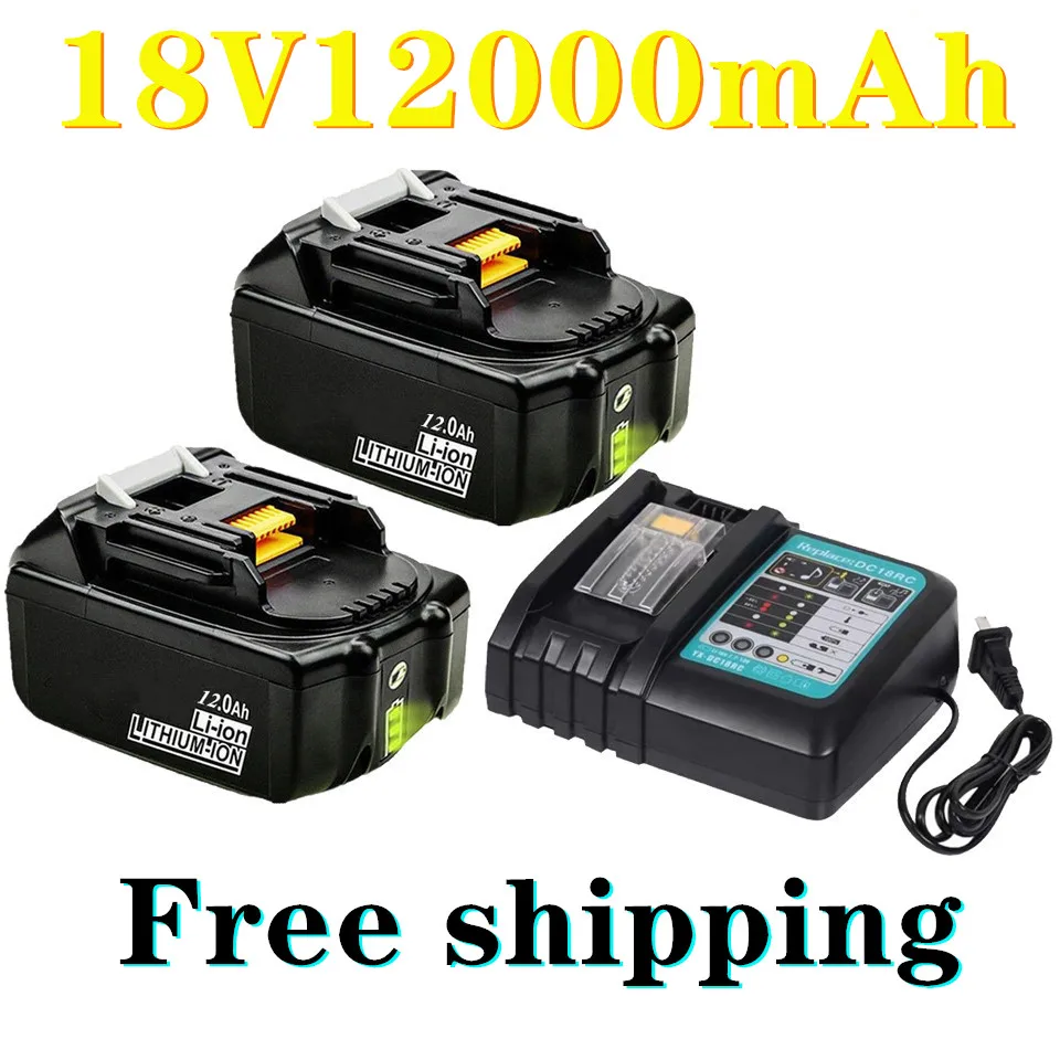 

Neueste Verbesserte BL1860 Akku 18 V 12000mAh Lithium-ionen für Makita 18 v Batterie BL1840 BL1850 BL1830 BL1860B LXT400