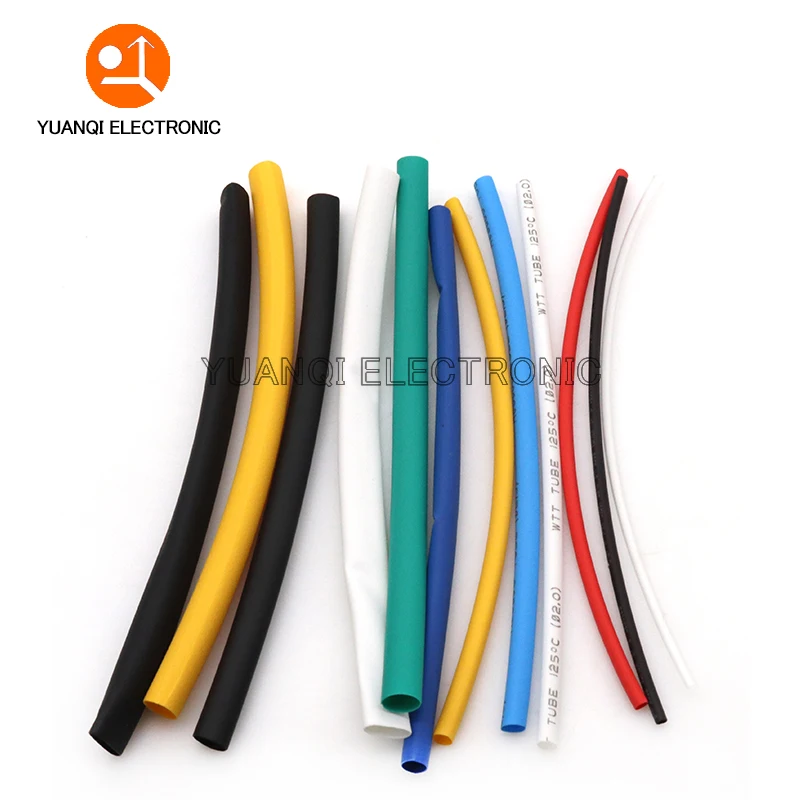 140 шт. полиолефиновые термоусадочные трубки в ассортименте изолированные для