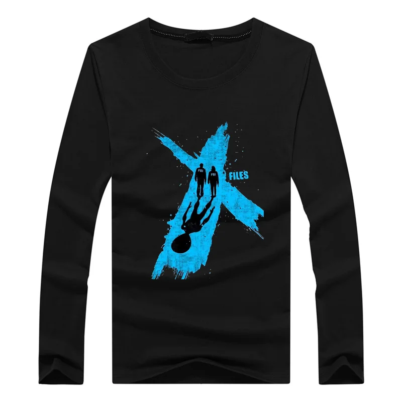 Футболка мужская оверсайз с длинным рукавом хлопковая Повседневная рубашка