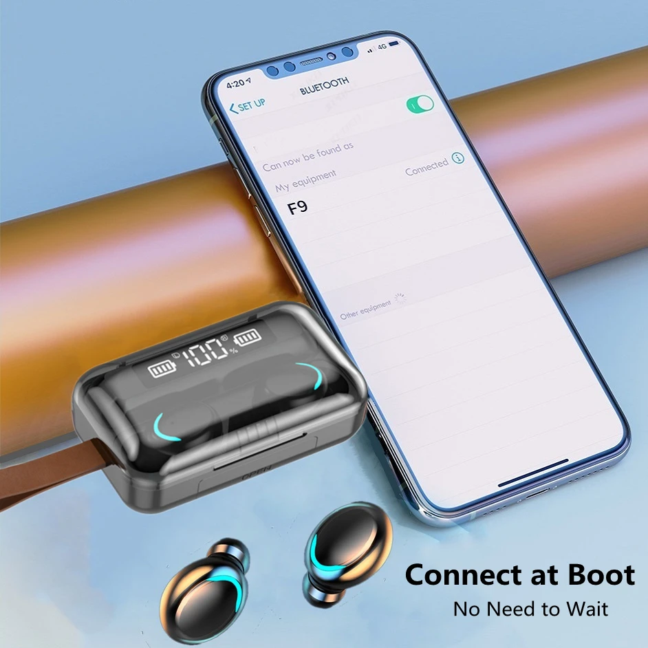 

2021 NEW TWS Wireless Earphone Bluetooth Headphone 5.0 True Wireless Earbud Headset In Ear Buds For iPhone 13 Pro Xiaomi