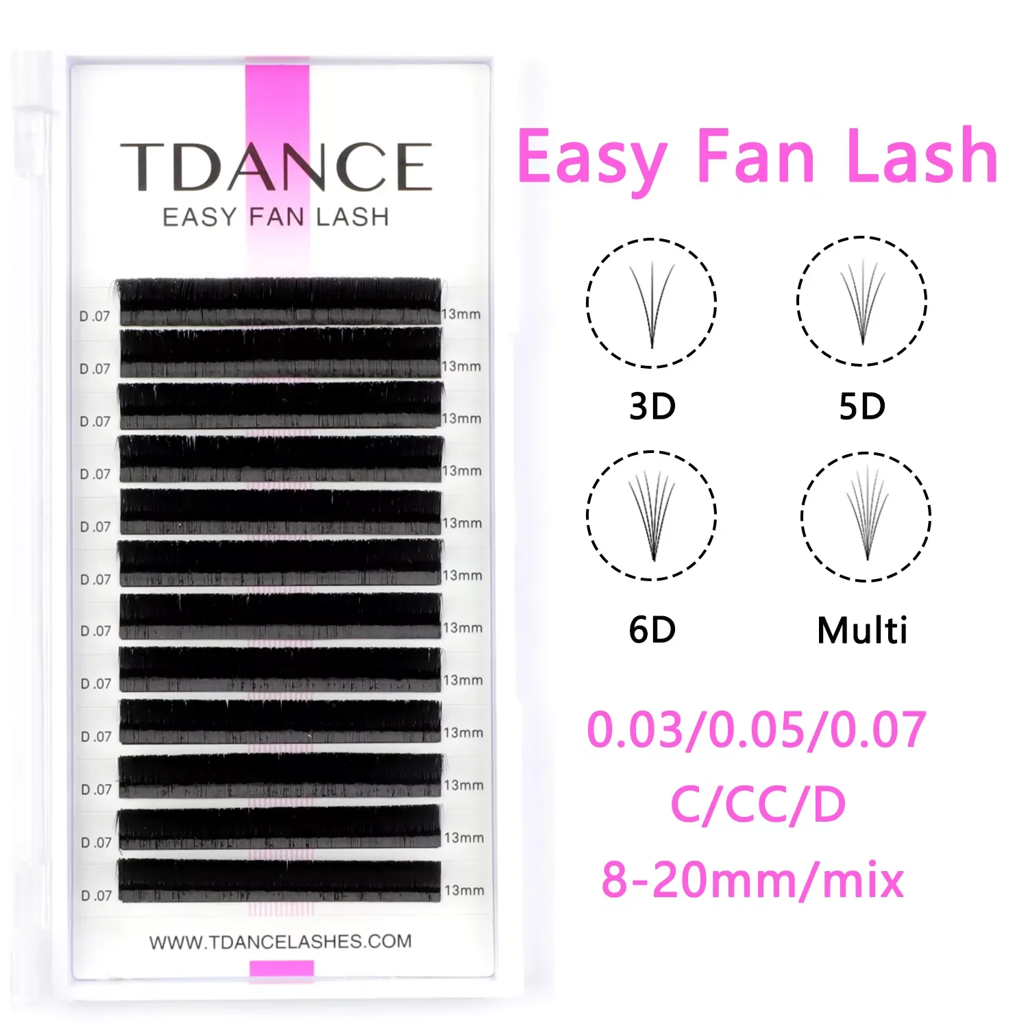 

2022New Easy fanning Fast Fan Blooming Eyelash Extensions Individual Lashes Automatic High Quality Flowering Volume Eyelas