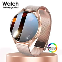 new body temperature smartwatch women amoled full touch bluetooth call smart watch men women ip67 waterproof fitness watches men