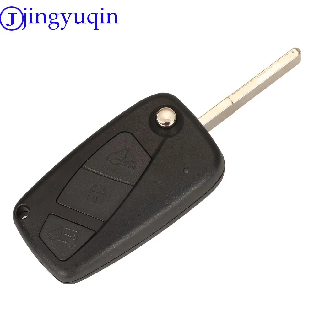 Jingyuqin Flip Remote Car Key Fob 433MHZ ID48 Chip For Fiat Ducato Citroen Relay Peugeot Boxer Lancia With SIP22 Blade on - Пульт для брелка автомобильного ключа с функцией переключения Jingyuqin 433 МГц ID48 Chip для Fiat Ducato Citroen Relay Peugeot Box