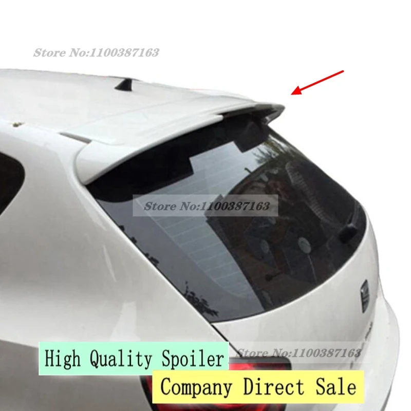 

For SEAT Ibiza Cupra Spoiler 2008 2009 2010-2017 6J Mk4 5 Doors Rear Spoiler Trunk Spoiler ABS Plastic Glossy Black