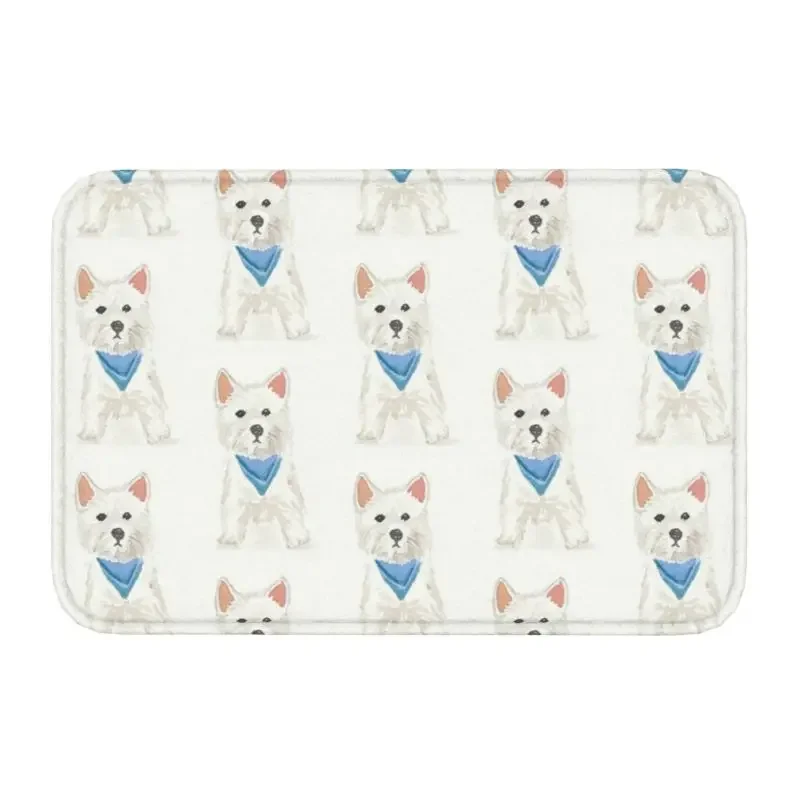 

Коврик для входной двери West Highland Terrier, противоскользящий