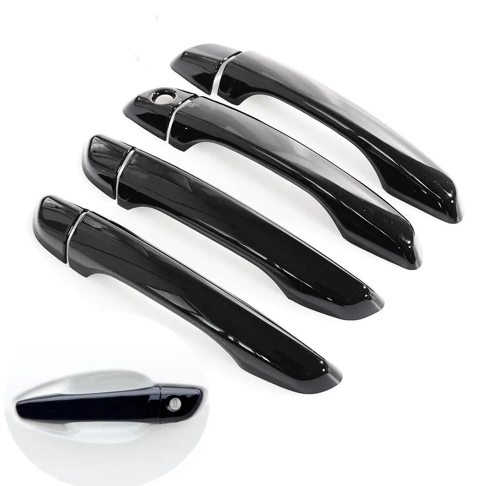 

For Peugeot 508 508sw 508RXH 2012 2013 2014 2015 2016 2017 2018 Glossy Black Car Door Handle Cover Sticker Accessories