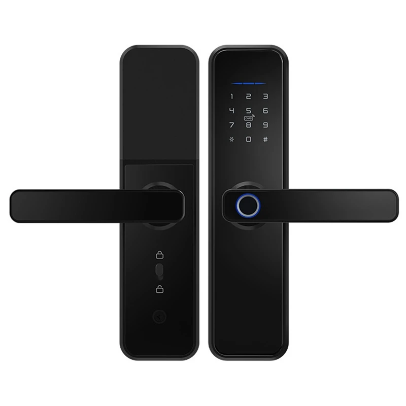 

Fingerprint Door Lock with Press Key Password Smart Lock IC Card Smart Door Lock for Home Hotel Wooden Door