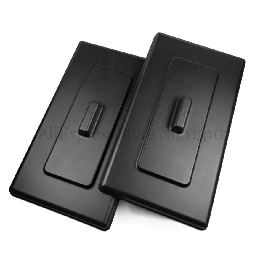 

2 Pieces Plastic Covers Square Top Hopper Lids New Spare Parts Accessories Soft Ice Cream Machines Fittings 34x19.5cm