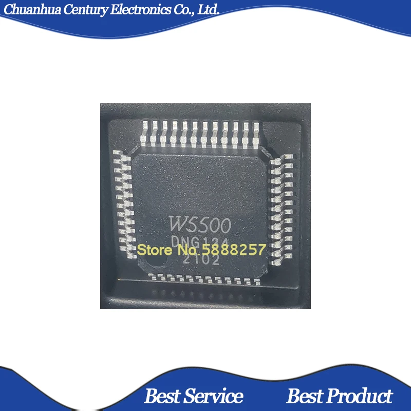 

1 Pcs W5500 QFP New and Original In Stock