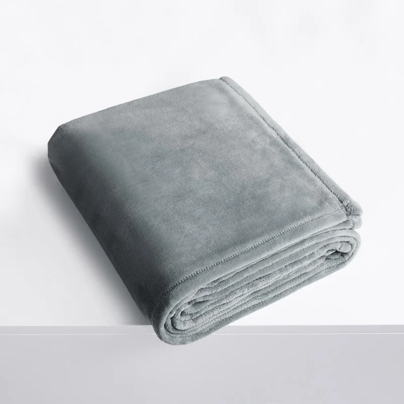 

Flannel Winter Blankets Solid Bed Sheet Office Coraline Comfy Luxury Winter Blankets Gift Colcha De Cama Household Goods 50
