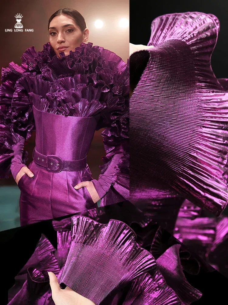 Плиссированное платье