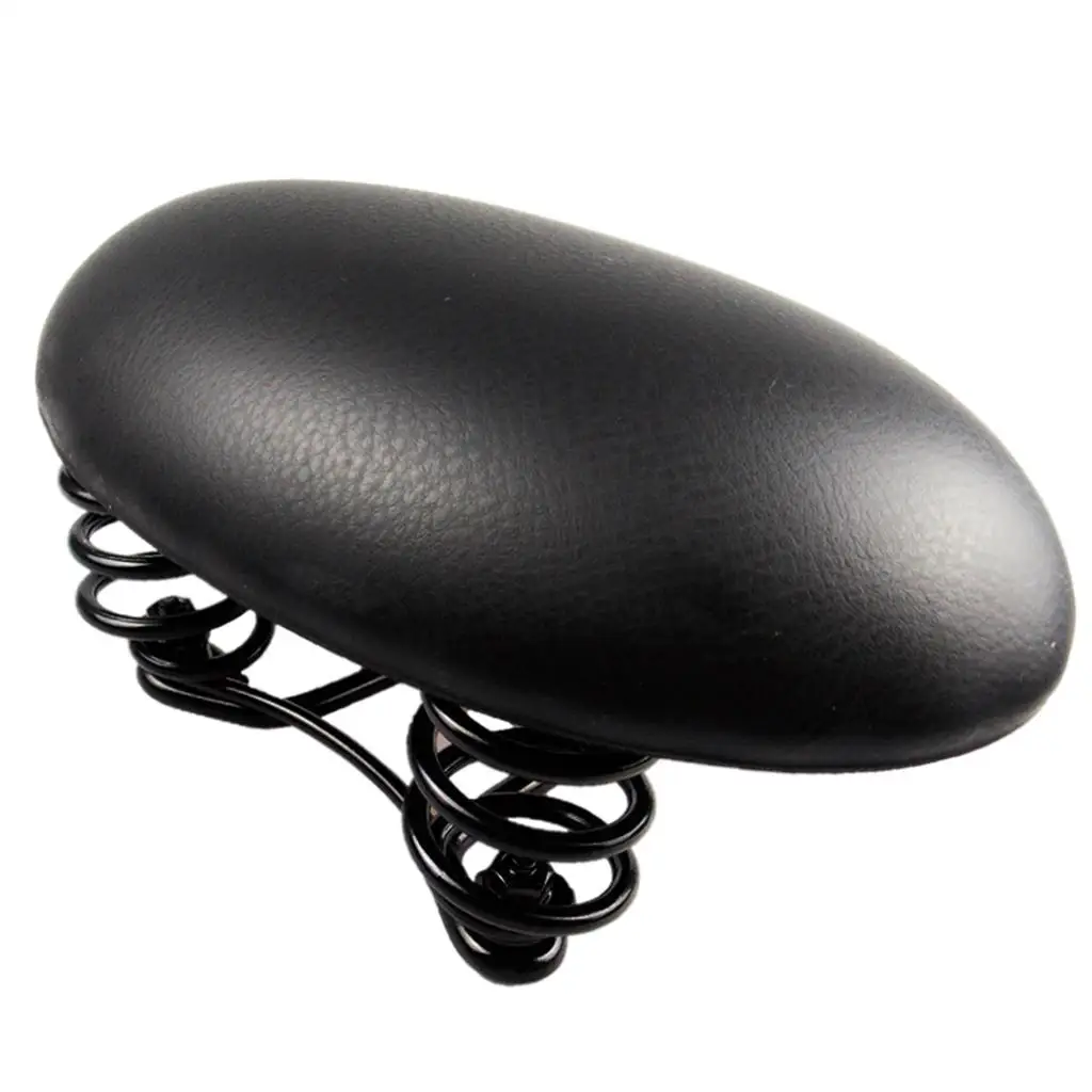 

-Mountain Bike Seat, No Pressure, No Nose Spring Shock Absorber, Soft,