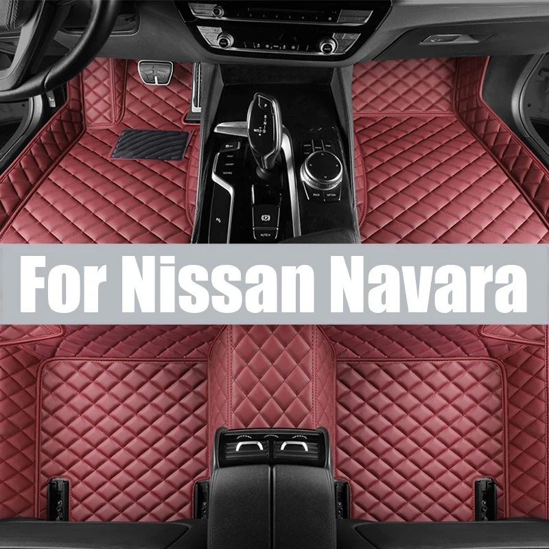 Floor Mat for Nissan Navara D23 Tekna NP300 Frontier Pro 4X 2015~2023 Part Foot TPE Liner Carpet Pad Custom Cover Rug Accessorie