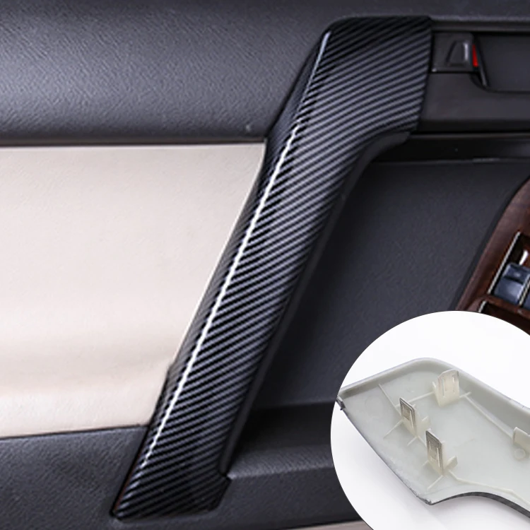 

Auto Accessories Car Spare Parts Carbon Fiber Door Handle Dashboard Interior Upgrade Decorative Kits Trim for FJ150 Prado 14-21
