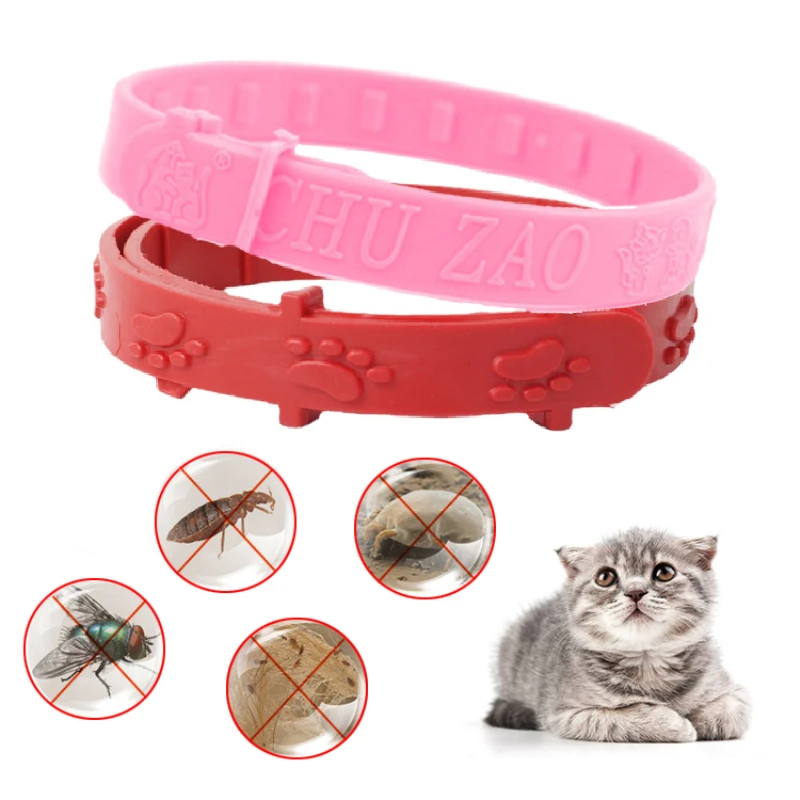 

Anti Flea Ticks Cat Collar Cat Necklace Adjustable Pet Collars Prevention Mosquitoes Outdoor Cats Pet Products Cat Accessories