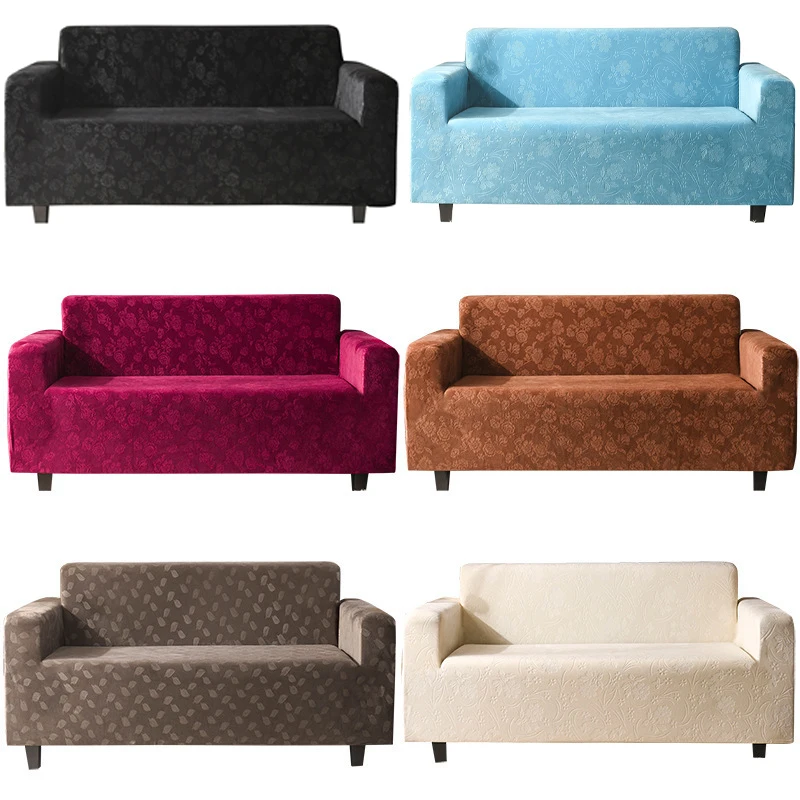 

Crystal Velvet Sofa Covers for Living Room Sectional Corner Furniture Slipcover Couch Cover Adjustable Sofa Cover L Shape1/2/3/4