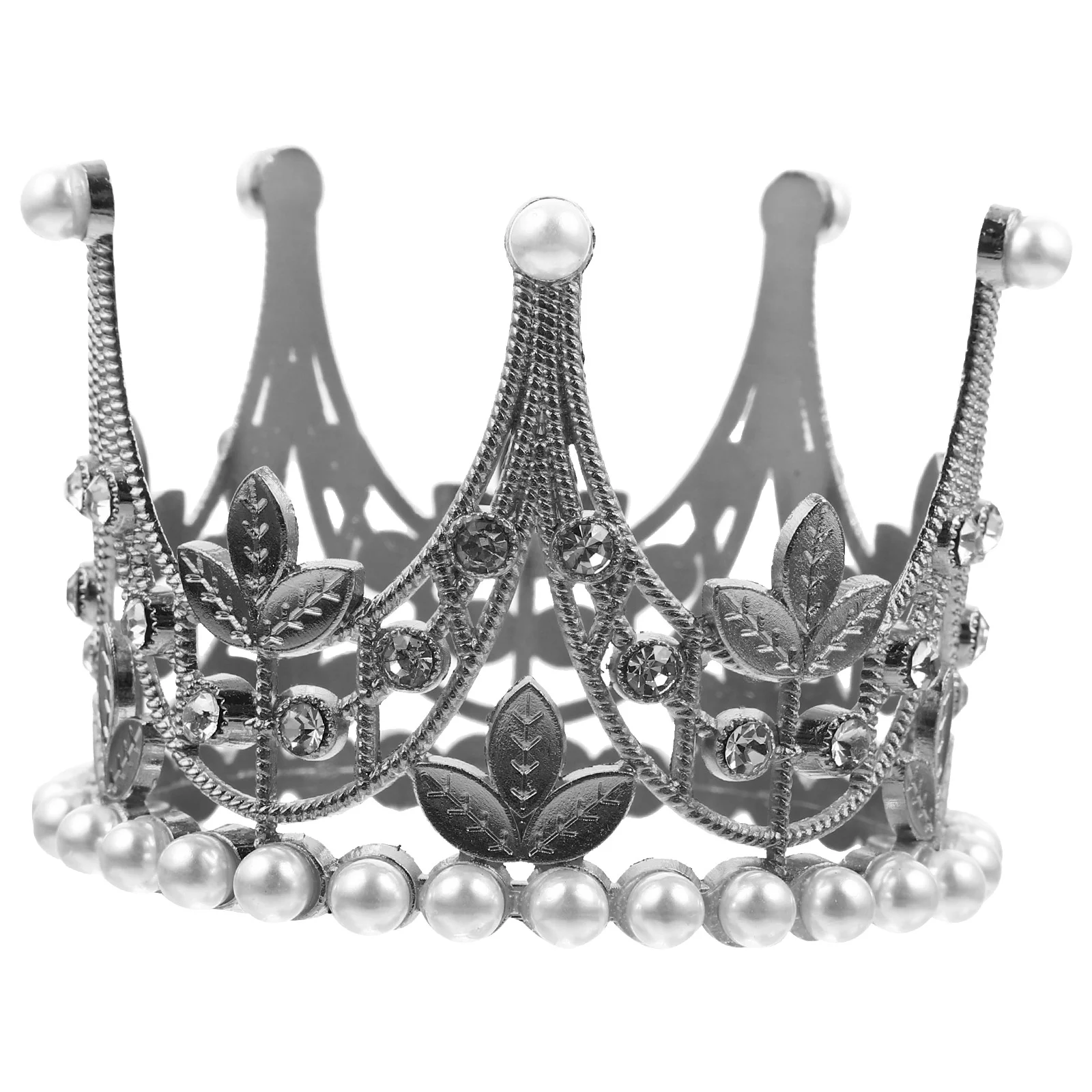 

Bridal Shower Cake Decoration Party Decorations Pearl Birthday Crown Alloy Bride