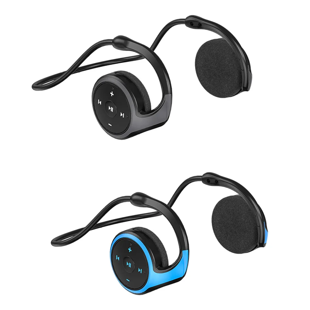 

Earphone Bluetooth-compatible Headphone TF Card Support Headset Jogging