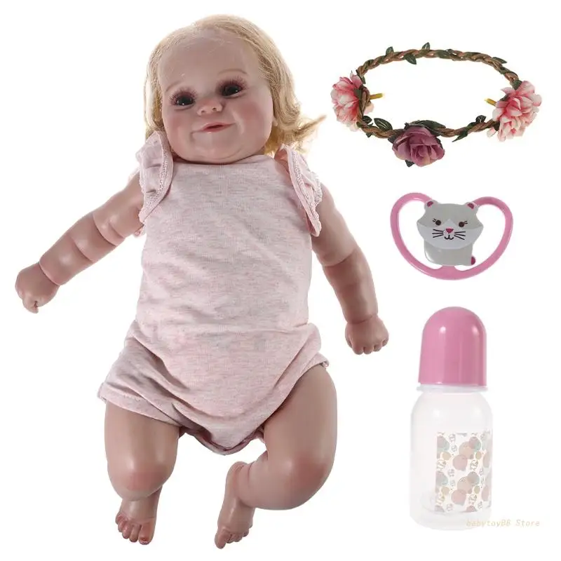 

Y4UD 20in/24in Realistic Reborns for Doll with Blonde Hair Baby Girl for Dol