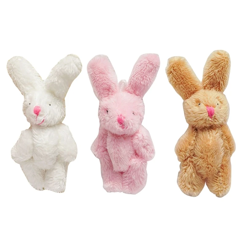 

Girl Clothes Plush Rabbit Badges Pin Backpacks Pendant Decoration Accessories 264E