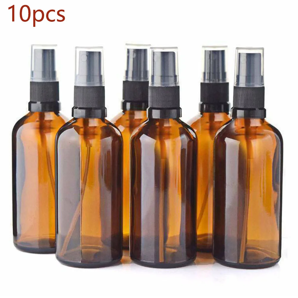 

Liquid Soap Dispensers Soap Dispenser 5/10pc 30ml Amber Spray Bottles Plastic - Empty - Perfume Fragrance PET Bathroom