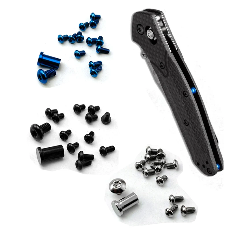 1 полный набор титановых винтов с ручкой ножа для оригинальных ножей Benchmade 940 Osborne
