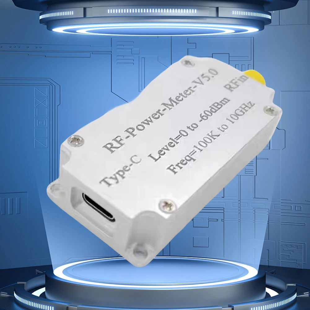 USB RF детектор мощности USB-связь 100K-10GHZ измеритель тестер экспорт данных V5 до 500kbps 2