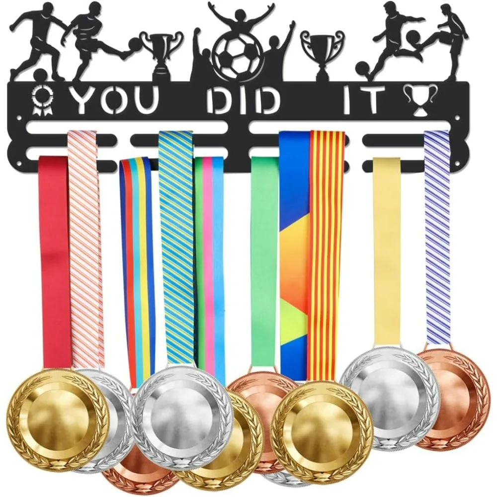 Вешалка для футбольных медалей демонстрация стеллаж выставки товаров настенное