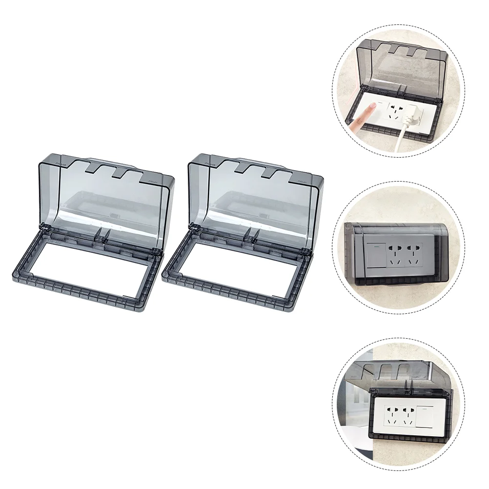 

2 шт., водонепроницаемые розетки для электрической розетки