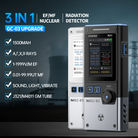 FNIRSI GC-03 многофункциональный детектор радиации
