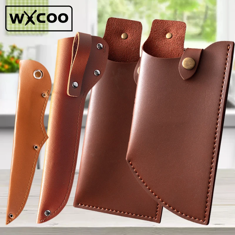 Защитная кобура для кухонных ножей с кожаным футляром