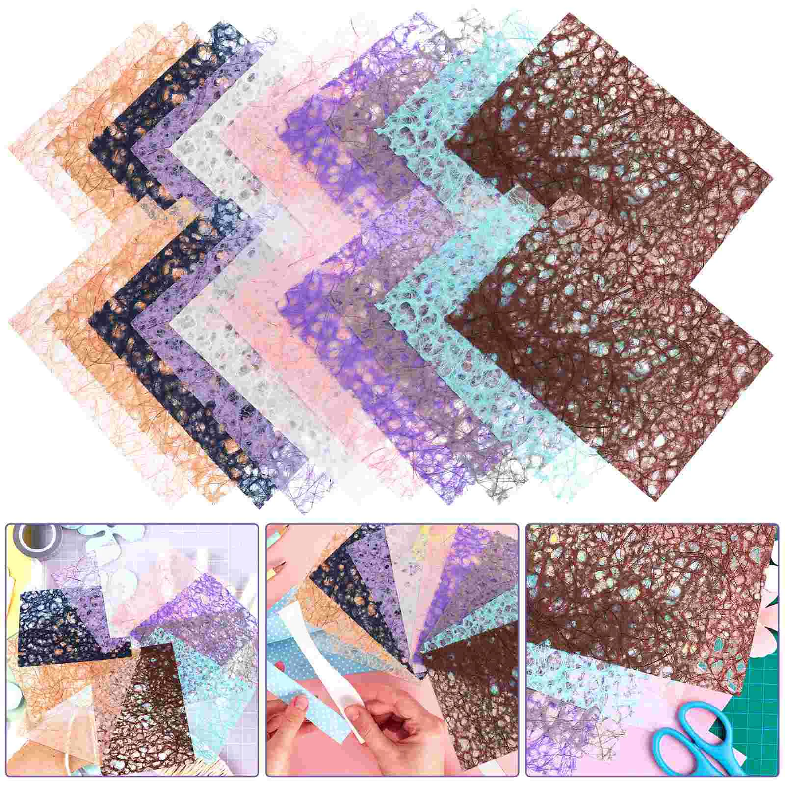 

20 Sheets Scrapbook Decorative Paper Scrapbooking Supplies Journaling Craft Material DIY